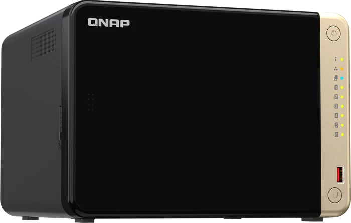 QNAP Turbo Station TS-664-4G, 4GB RAM, 2x RJ-45 2.5GBase-T, 2x USB-A 3.1