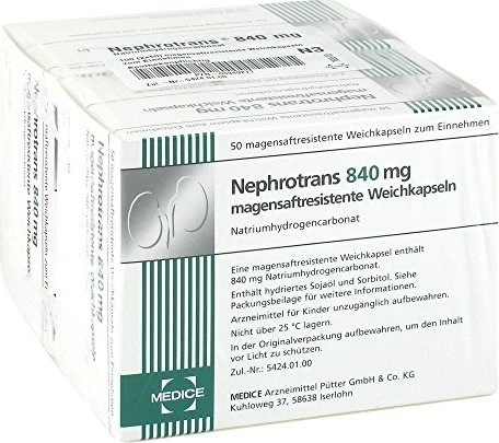 Nephrotrans 840mg magensaftresistente Weichkapseln, 100 Stück