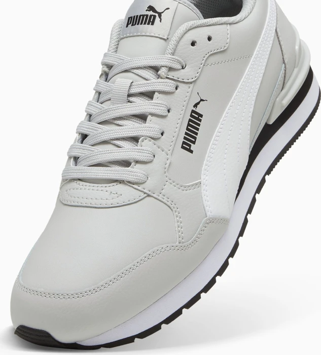 Puma ST Runner v4 Leather cool light gray/puma white/puma black