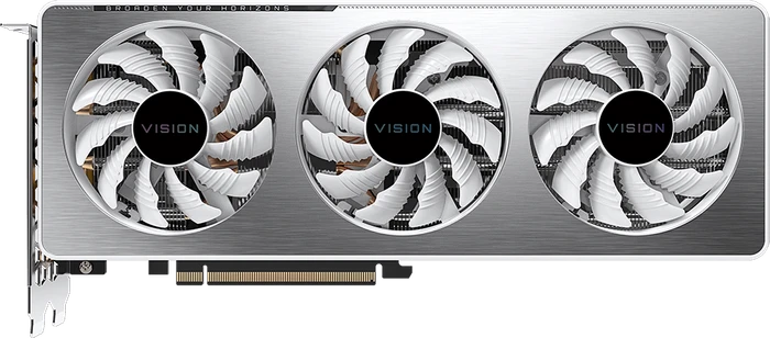 GIGABYTE GeForce RTX 3060 Ti Vision OC 8G (Rev. 2.0) (LHR), 8GB GDDR6, 2x HDMI, 2x DP