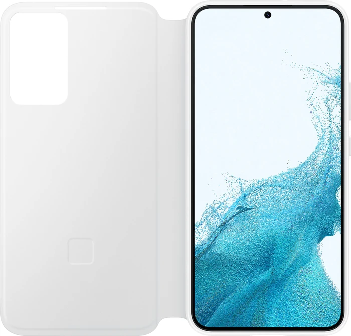 Samsung Smart Clear View Cover für Galaxy S22+ weiß
