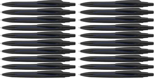 Schneider Reco Kugelschreiber blau, schwarz, 20er-Pack