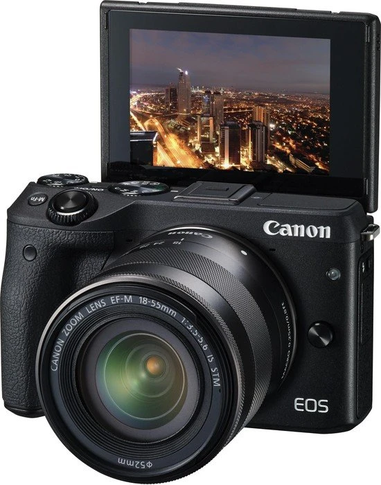 Canon EOS M3 mit Objektiv EF-M 18-55mm 3.5-5.6 IS STM