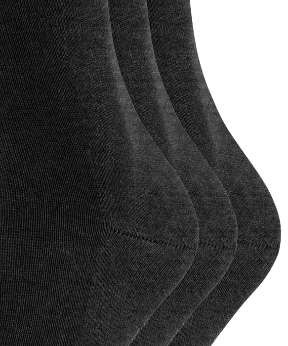 Falke Family Socken anthra.mel, 3 Paare (Herren)
