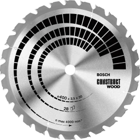 Bosch Professional PRO Construct Wood Kreissägeblatt 36Z, 500x2.8x30mm, 1 Stück