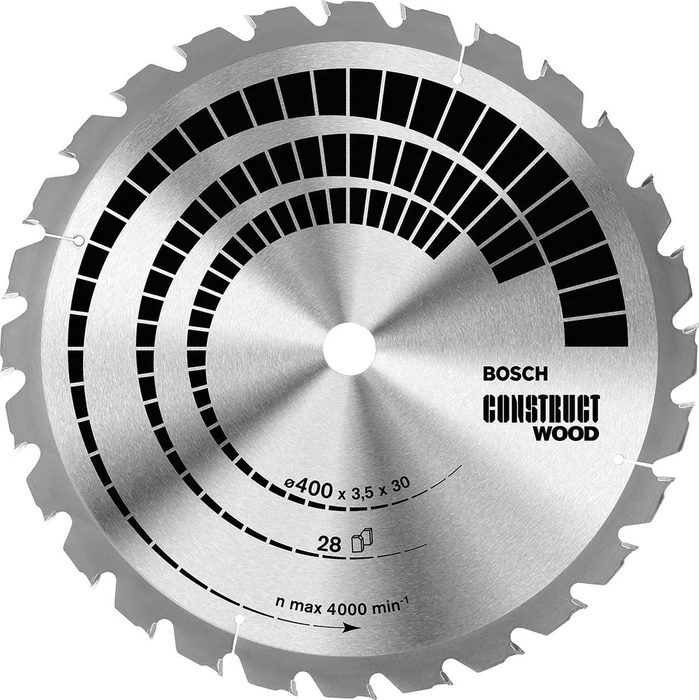 Bosch Professional PRO Construct Wood Kreissägeblatt 36Z, 500x2.8x30mm, 1 Stück