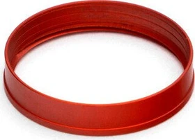 EK Water Blocks Quantum Line EK-Quantum Torque STC-10/13 Color Rings Pack, Schlauchanschluss Dekorationsring, rot, 10er-Pack
