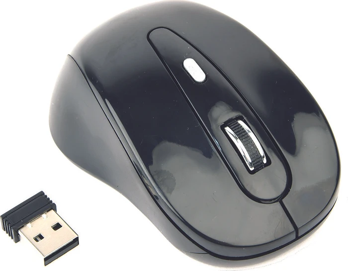 Gembird Wireless Optical Mouse 6B-01 schwarz, USB