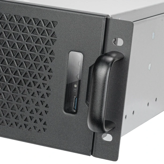 SilverStone RM31, Rackmount Server, schwarz/grau, 3HE, SFX-L