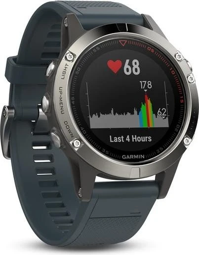 Garmin Fenix 5 silber/blau