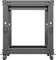 Lanberg Open Rack Series 19" Open Frame Rack 12HE, 4-Pfosten, mit Rollen, Flat Pack, tiefenverstellbar, 576-1033mm, RAL 9004, 641mm tief Vorschaubild