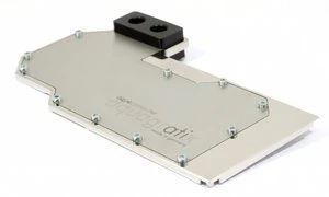 Aqua Computer aquagratiX HD 5970 vernickelt mit Delrin-Terminal [2x RV870]