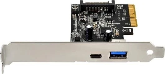 SilverStone ECU03, 1x USB-A 3.1, 1x USB-C 3.1, PCIe 2.0 x2