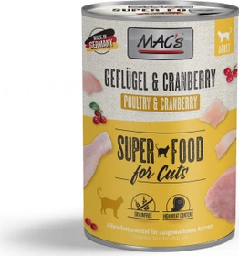 MAC's Cat Geflügel und Cranberry Adult, 2.40kg (6x 400g)