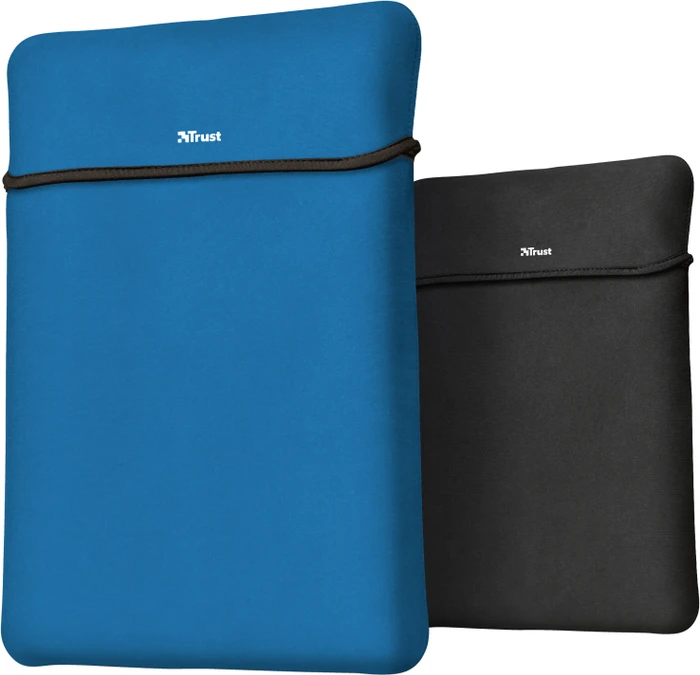 Trust Yvo Wireless Mouse Set mit Wendehülle für 15.6" Laptops, blau, USB