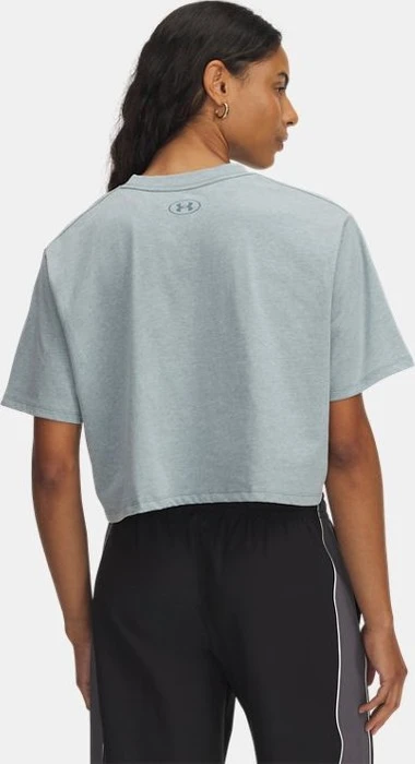 Under Armour Rival T-Shirt kurzarm jasper blue light heather/black/white (Damen)