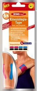 WUNDmed 8er-Pack Kinesiologie Tape "Hand- und Kniegelenk"