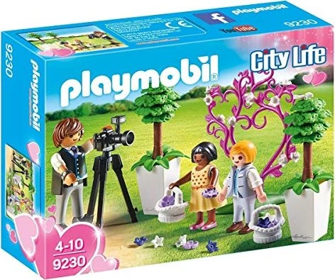 playmobil City Life Fotograf mit Blumenkindern