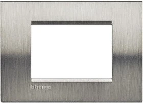 Bticino Livinglight Abdeckrahmen 1-fach, stahl