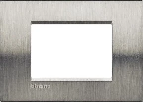 Bticino Livinglight Abdeckrahmen 1-fach, stahl