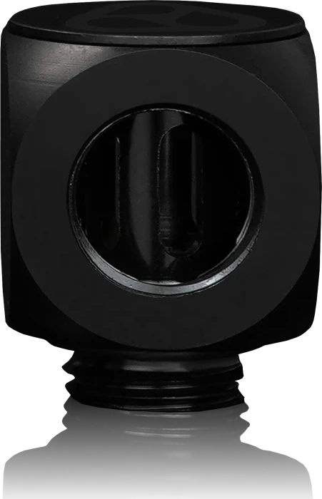 Thermal Grizzly DeltaMate Rotary T-Verteiler G1/4", schwarz