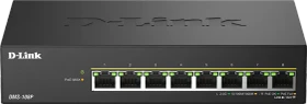 D-Link DMS-100 Desktop 2.5G Switch, 8x RJ-45, 230W PoE++ (DMS-108P/E)