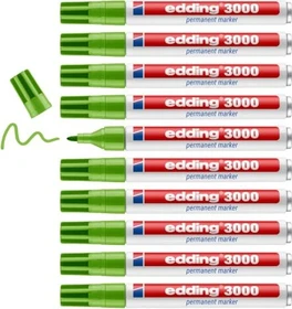 edding 3000 Permanentmarker hellgrün, 10er-Pack