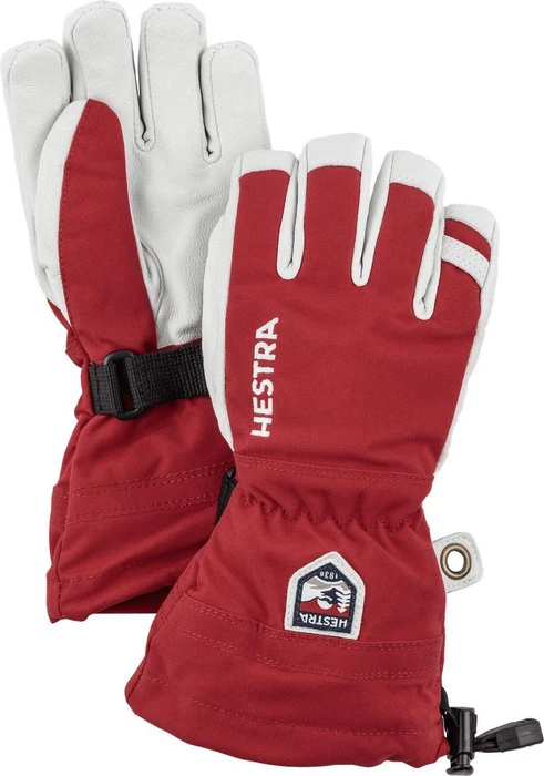 Hestra Army Leather Heli 5-finger Skihandschuhe (Junior)