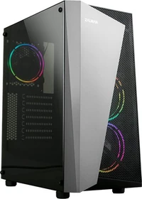 Zalman S4 Plus, schwarz, Acrylfenster