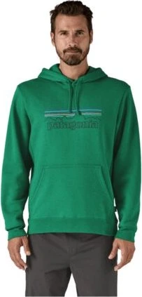 Patagonia P-6 Logo Uprisal Hoodie p-6 outline heartleaf green