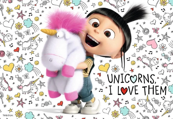 Ravensburger Puzzle Agnes und die Minions
