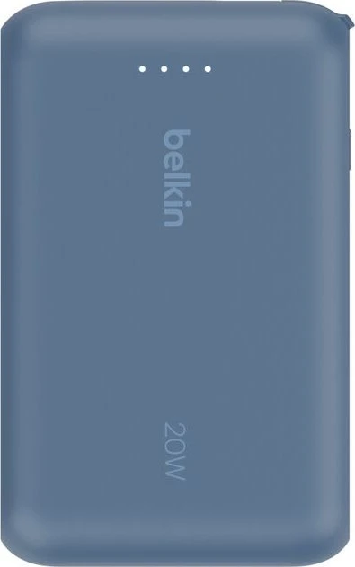 Belkin BoostCharge 10K 20W mit integriertem Kabel blau