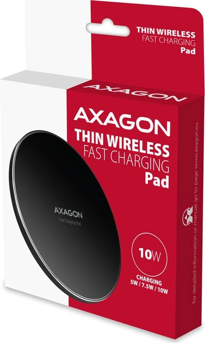 Axagon WDC-P10T Thin Wireless Charging Pad schwarz