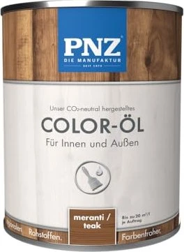 PNZ Coloröl Natur-Holzfarbe meranti-teak, 2.5l