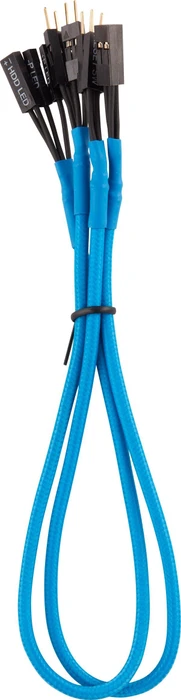 Corsair Frontpanel Verlängerung 30cm, sleeved, blau