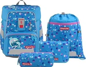 Step by Step Space Dolphin Finja Schulrucksack-Set, 5-tlg.
