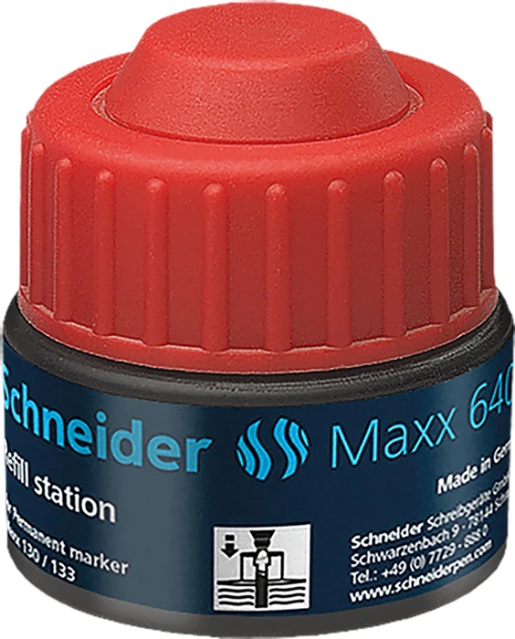 Schneider Maxx 640 Tintenflasche rot, 30ml