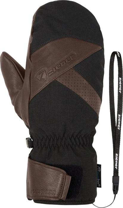 Ziener Gettero AS AW Mitten Skihandschuhe dark brown (Herren)
