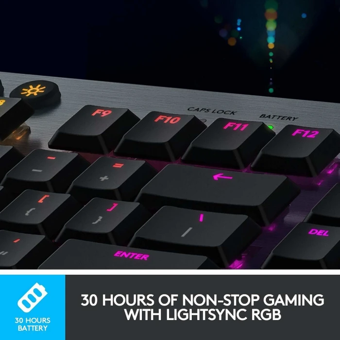 Logitech G915 Lightspeed, GL Tactile, USB/Bluetooth, DE