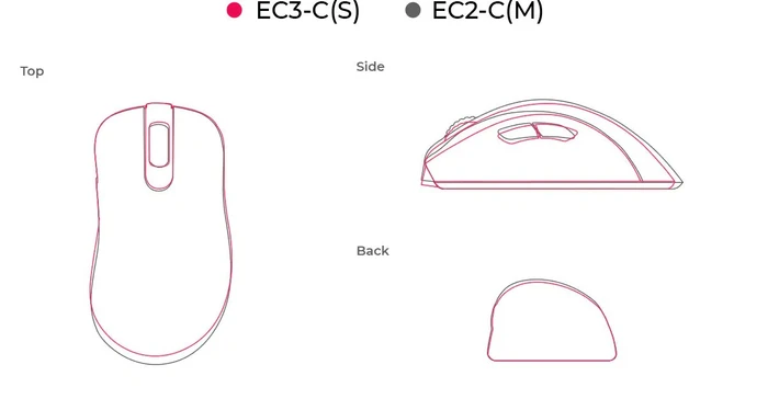 BenQ Zowie EC3-C schwarz, USB