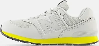 New Balance 574 grey matter/lemon zest (Junior)