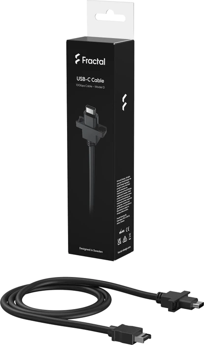 Fractal Design USB-C 10Gbps Kabel Model D, schwarz