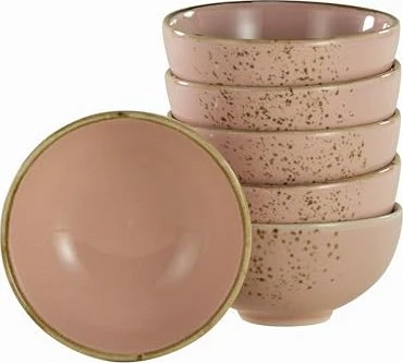CreaTable Nature Collection Dipschale rose, 6 Stück