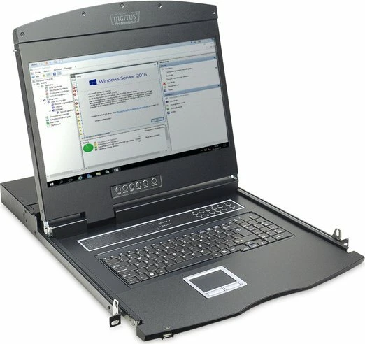 Digitus DS-72211-5, 19" LCD KVM Switch, 8-fach, DE (DS-72211-5GE) – Bild 5 von 12