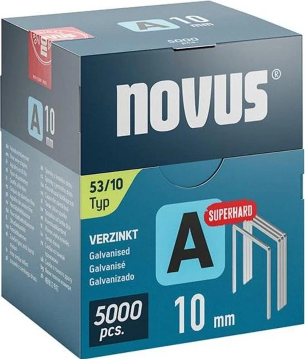 Novus Typ 53 superhart Tacker-Klammern, 10x11.3mm, 5000 Stück