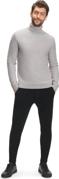 Falke Basic Apparel Rollkragen Pullover storm grey (Herren)