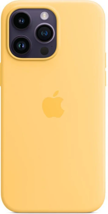 Apple Silikon Case mit MagSafe für iPhone 14 Pro Max Sonnenlicht