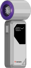 Verbatim Cool'n'Go AirJet Handventilator grau/lila