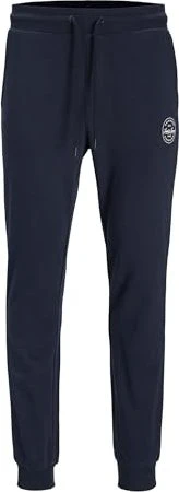 Jack & Jones Regular Fit Trainingshose lang navy blazer (Herren)