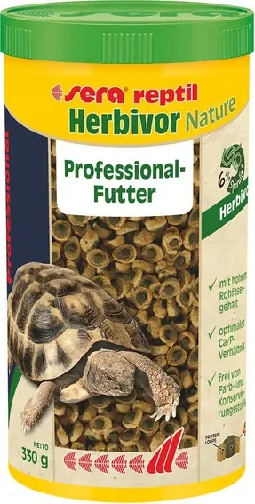 sera Reptil Herbivor Nature Professional-Futter Reptilienfutter, 330g